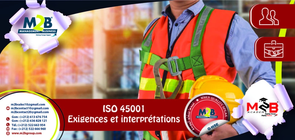 ISO 45001 - Exigences et interprétations