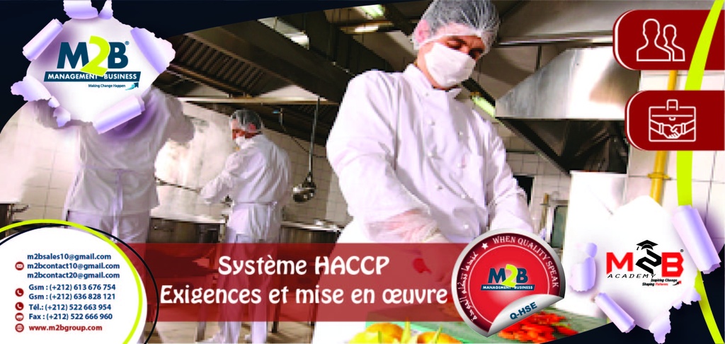 Système HACCP - Exigences et mise en œuvre